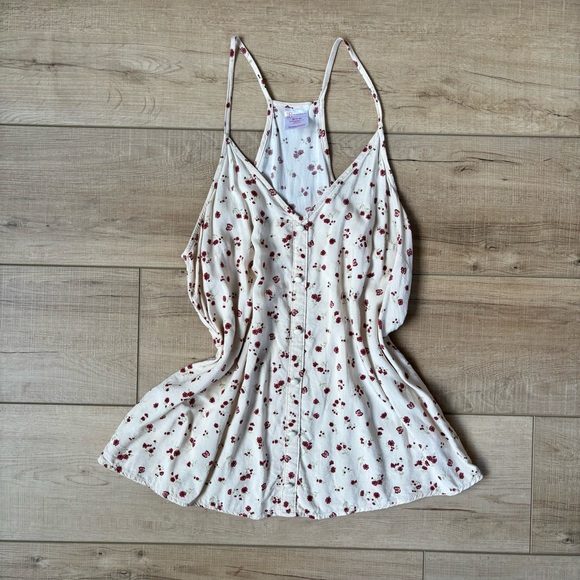 No Boundaries Tops - No Boundaries Floral Spaghetti Strap Top